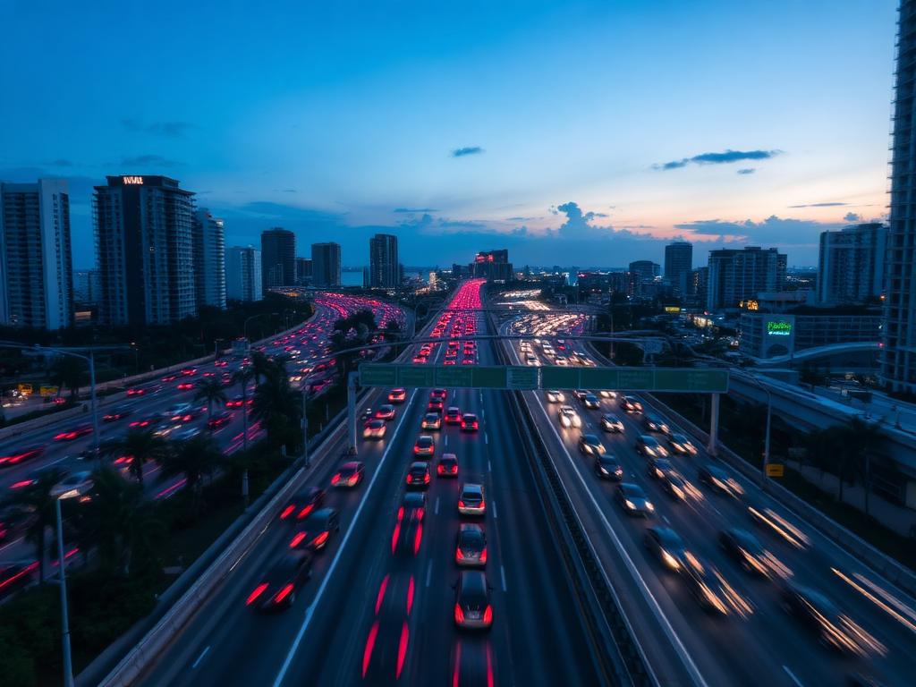 Live Miami traffic map